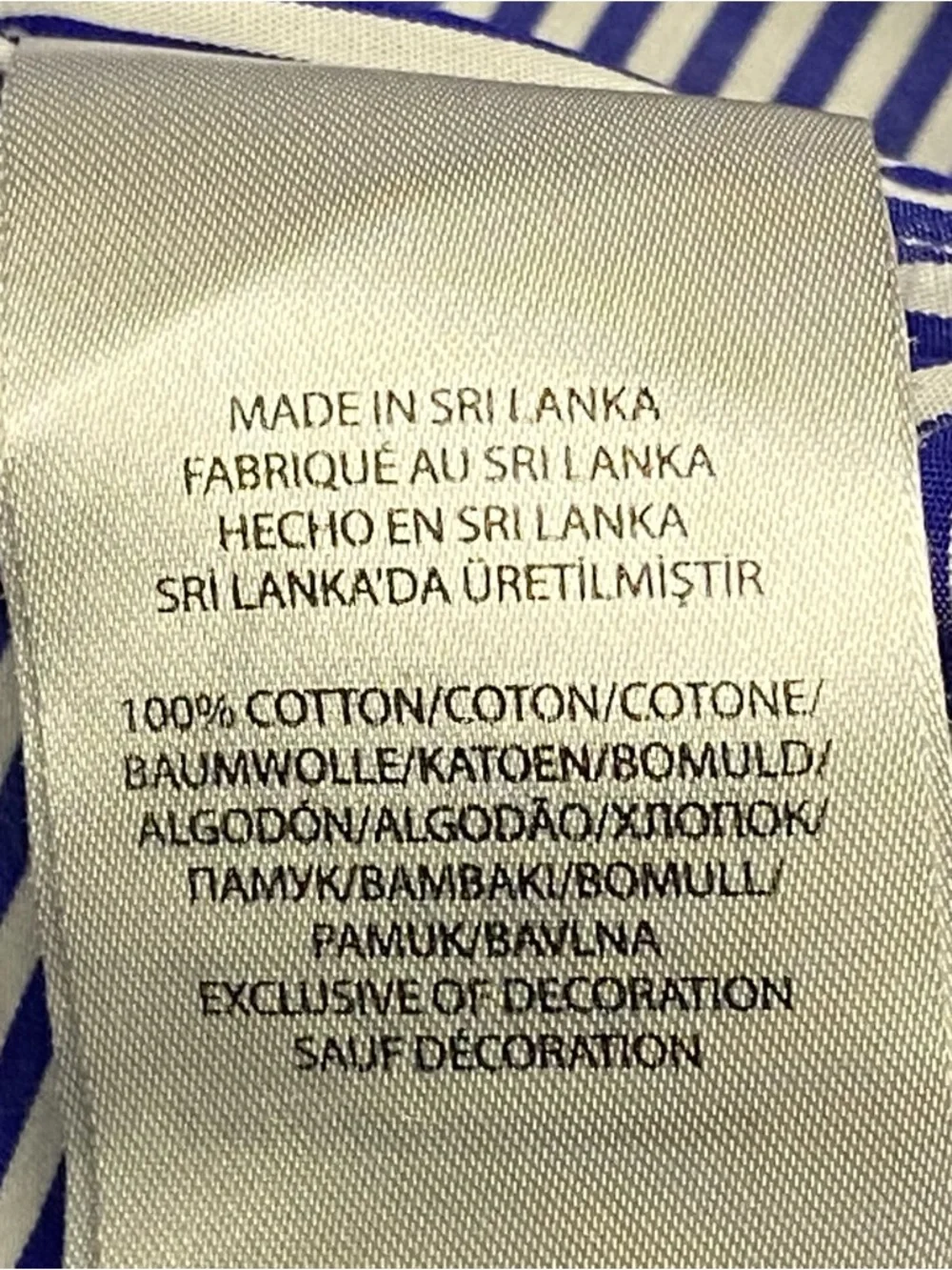 Ralph Lauren Striped Button Down Shirt Men Small Blue White Long Sleeve Preppy - Picture 6 of 10